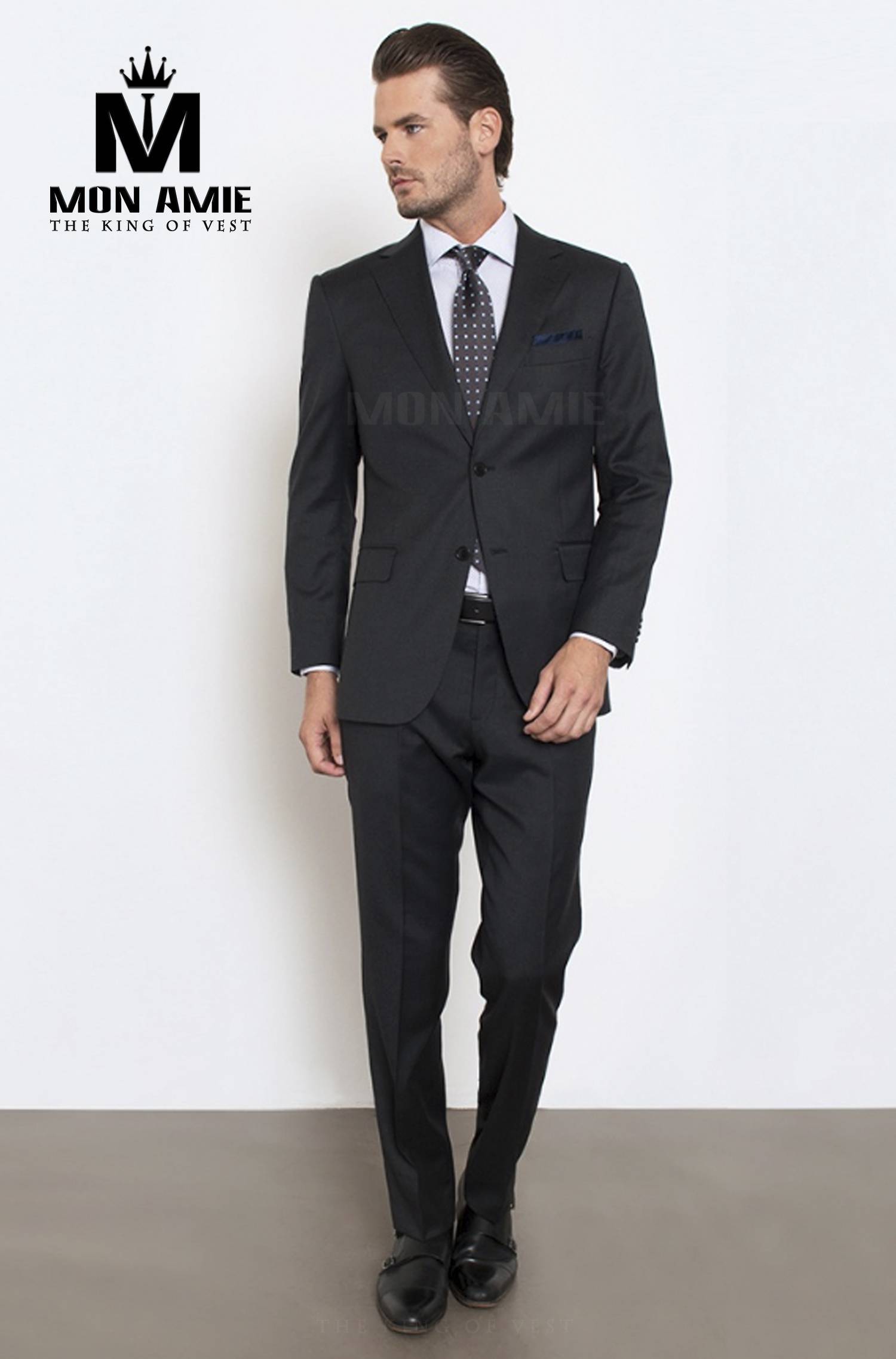 Suit Châu Âu Đen Super Black CA15