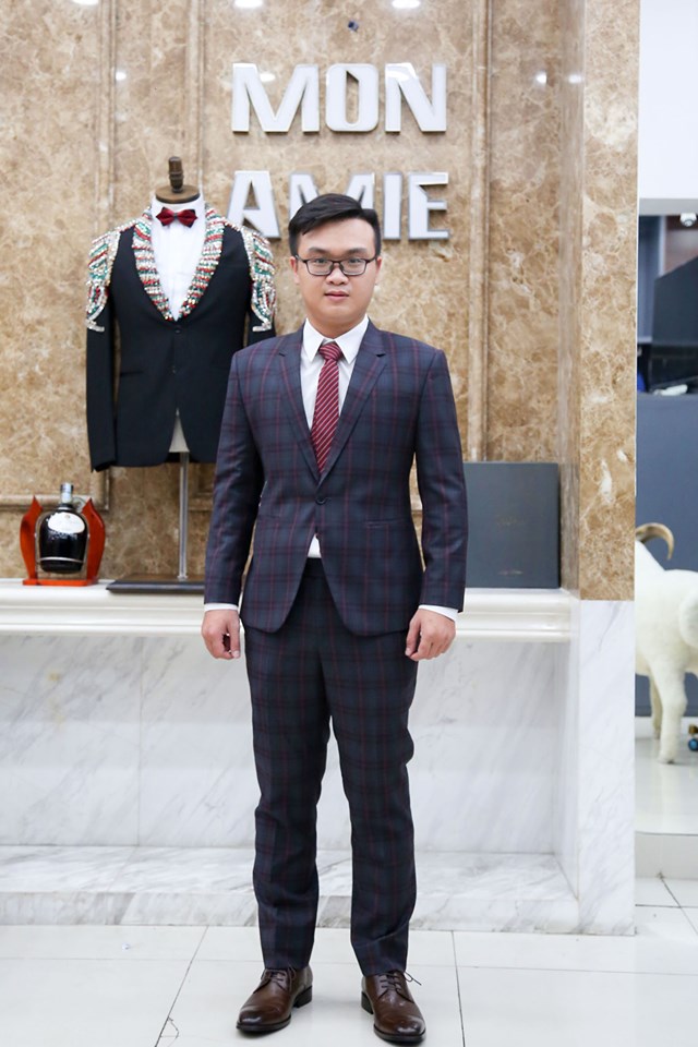 Bộ Suit Caro Slim Fit Tôn Dáng