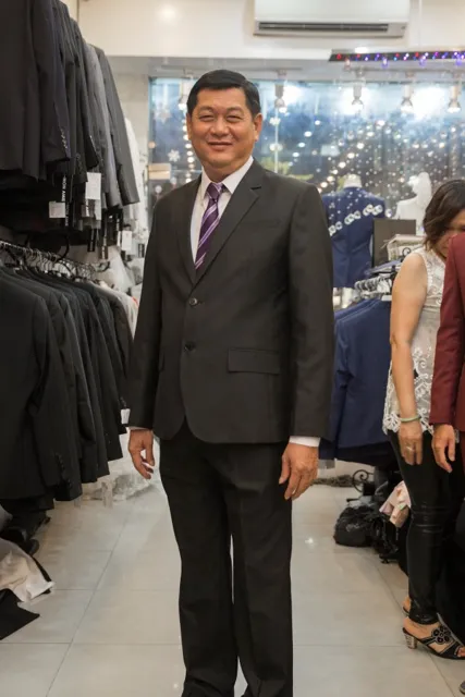 Suit Sui Gia Xám Đen M09