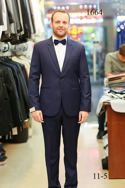 Bộ Vest 2 Nút Màu Xanh Đen