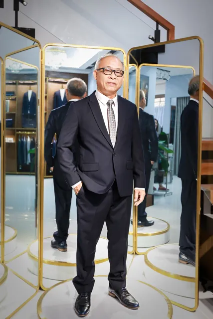 Suit Sui Gia Màu Xanh Đen Sang Trọng