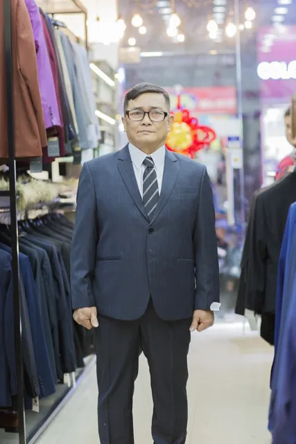 Suit Sui Gia Màu Xám Caro