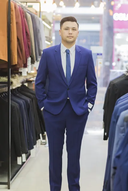 Bộ Vest Nam Màu Xanh Navy