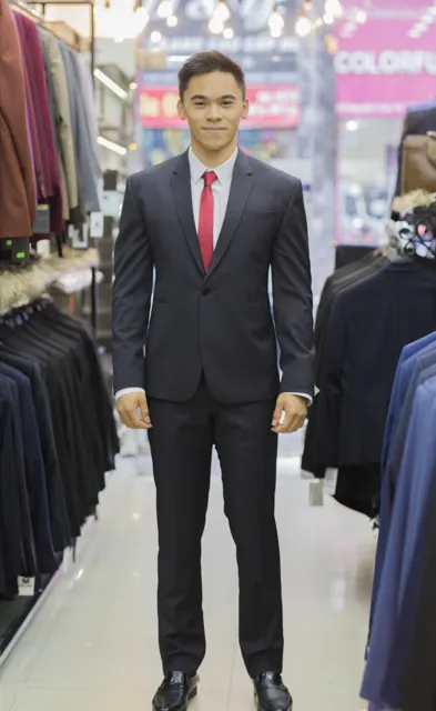 Bộ Vest Nam Màu Đen