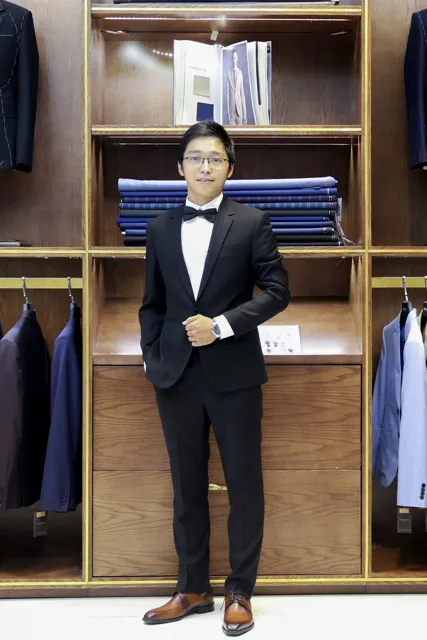 Bộ Vest Nam Màu Đen