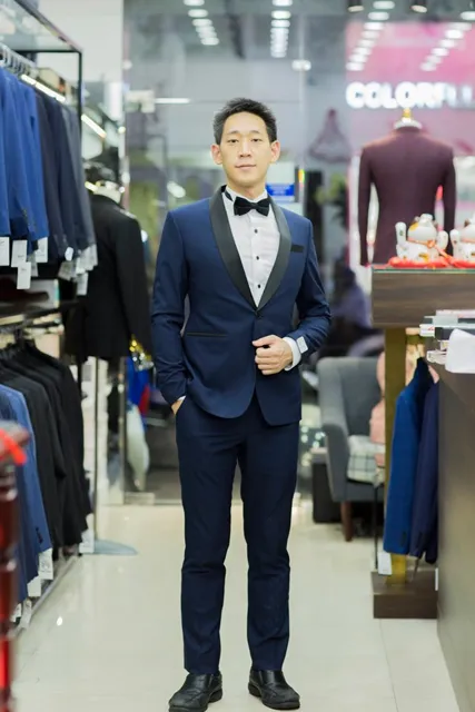 Bộ Suit Doanh Nhân Sang Trọng Màu Xanh Đen