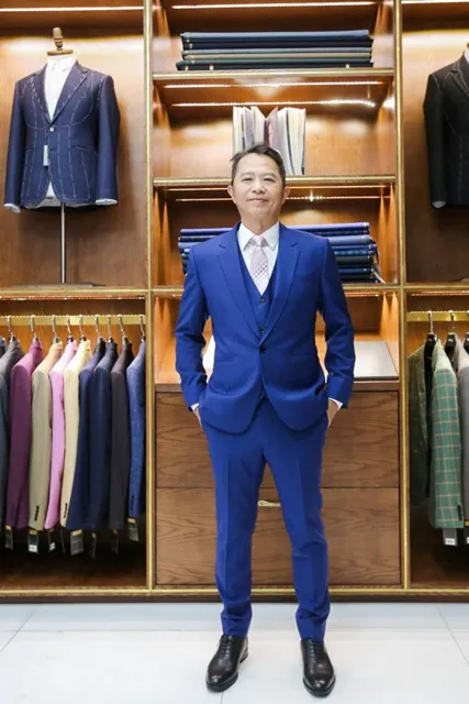 Bộ Vest Nam Màu Xanh Navy Trẻ Trung - Chưa Bao Gồm Ghile