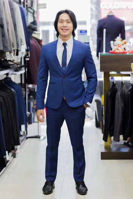 Bộ Vest Nam Màu Xanh Navy