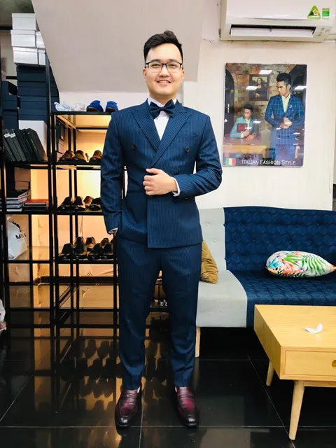 Bộ Vest Nam Màu Xanh Navy
