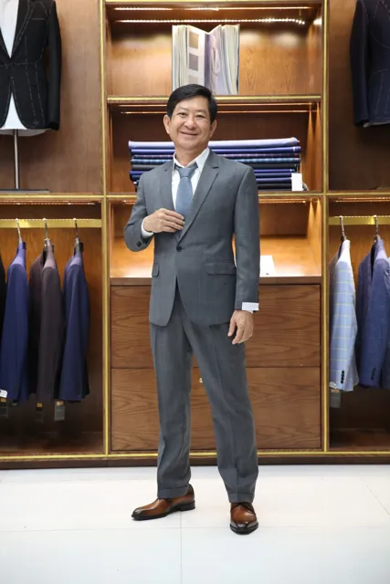 Bộ Suit Sui Gia Màu Xám