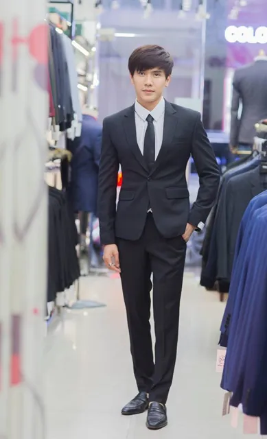 Bộ Vest Nam Màu Xanh Đen