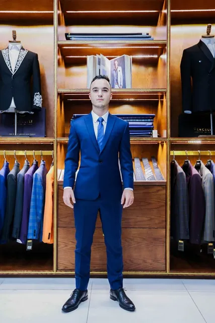 Bộ Suit Xanh Navy Lịch Lãm