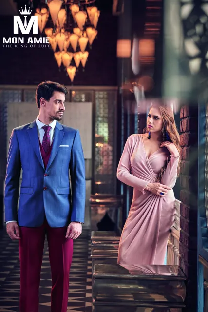 Bộ suit nam cao cấp D504-43 - Chưa bao gồm ghile