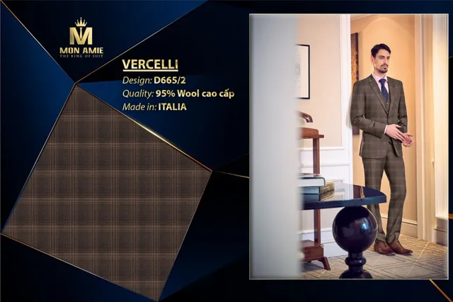 Bộ Comple Nam Xám Caro Italia Super 160s D665-2