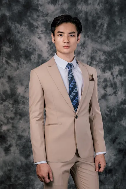 Bộ Vest cưới nam màu kem DT559 - Chưa bao gồm ghile
