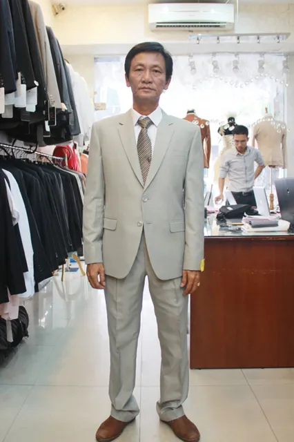 Vest Sui Gia Xám Trắng