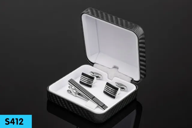 Bộ Cufflink khuy măng set- Tie Clip S412