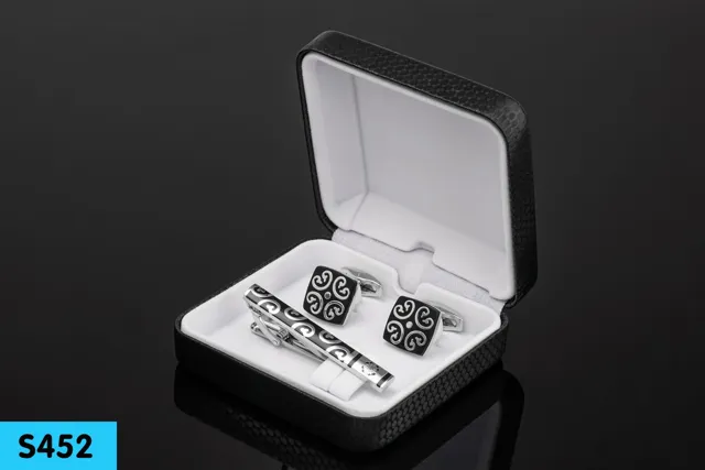 Bộ Cufflink khuy măng set- Tie Clip S452