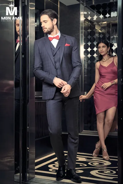 Bộ suit nam cao cấp M627-1 - Chưa bao gồm ghile