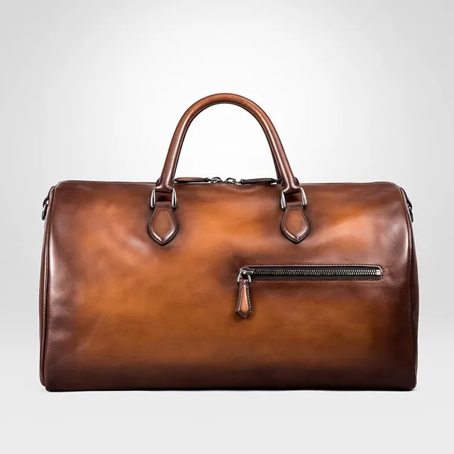 Túi da du lịch 7048-Brown
