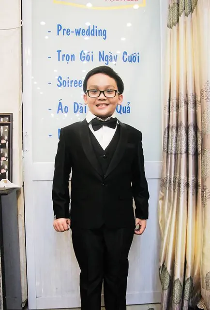 Bộ Áo Vest Tuxedo Dành Cho Bé TraiTE020 - Chưa Bao Gồm Ghile