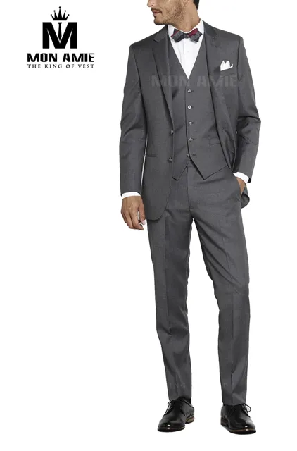 Bộ Vest Xám Cashmere003 - Chưa bao gồm ghile