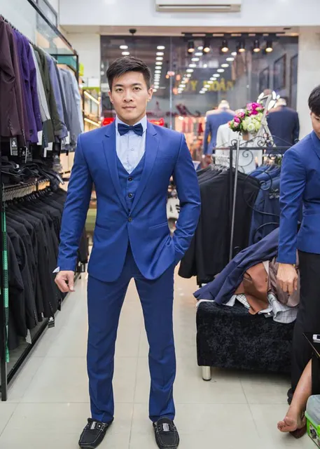 Bộ Comple Nam Màu Xanh Navy KH160 - Chưa Bao Gồm Ghile