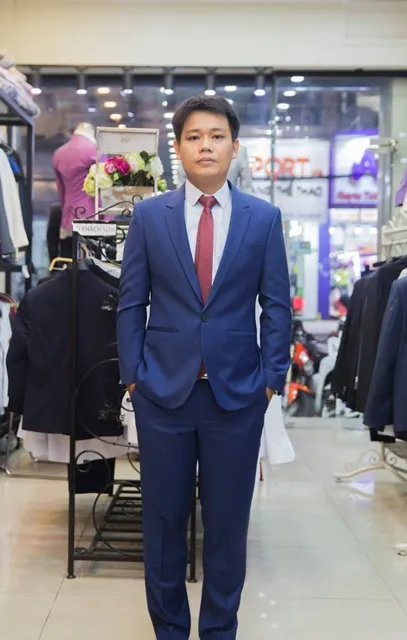 Bộ Vest Công Sở Màu Xanh Coban KH159