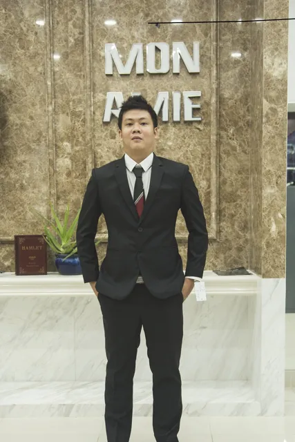Bộ Vest Nam Công Sở Màu Đen Italia KH179