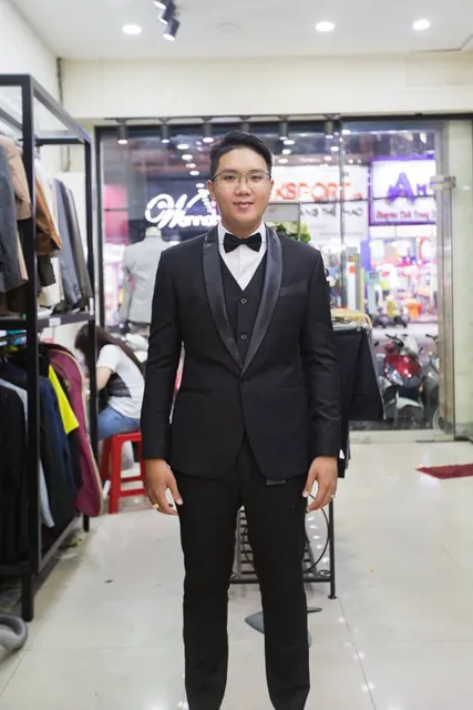 Bộ Vest Tuxedo Cưới Màu Đen KH167 - Chưa Bao Gồm Ghile
