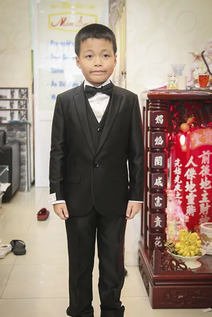 Bộ Vest Tuxedo Dành Cho Trẻ Em TE018 - Chưa Bao Gồm Ghile