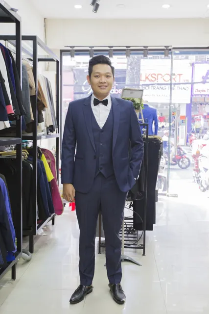 Bộ Comple Nam Cưới Màu Xanh Navy KH203 - Chưa Bao Gồm Ghile