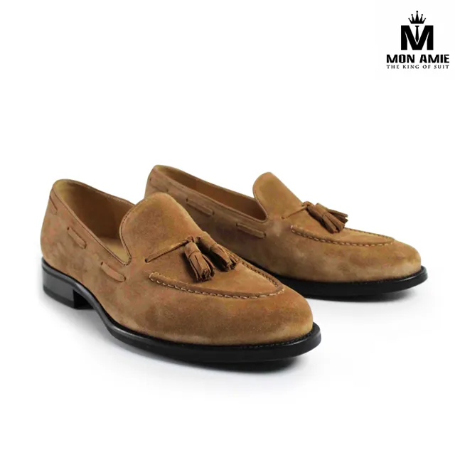 Giày Tây Nam Cao Cấp Loafer Màu Nâu LF41F Tuxedo