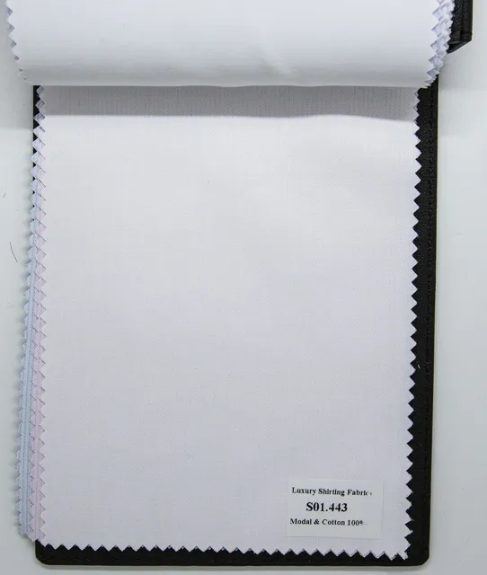 Mẫu vải sơ mi trắng sọc đẹp S01.443