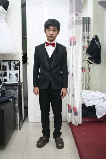 Tuxedo Trẻ Em Phong Cách Hàn Quốc TE016 - Chưa Bao Gồm Ghile