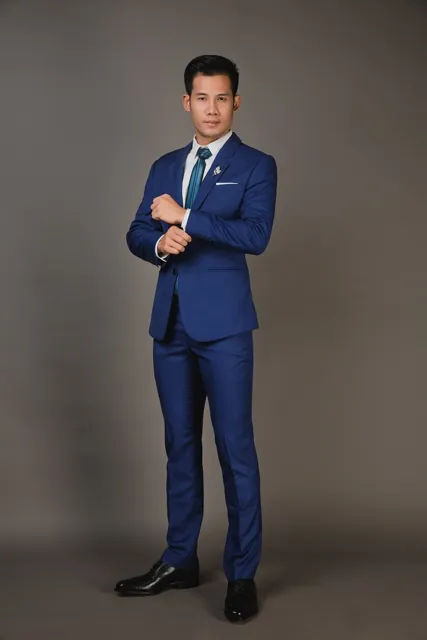 Đồng Phục Vest Nam Công Sở Xanh Navy Đậm DT750
