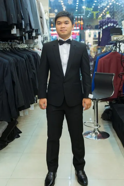 Vest Nam Đen Super Black M068