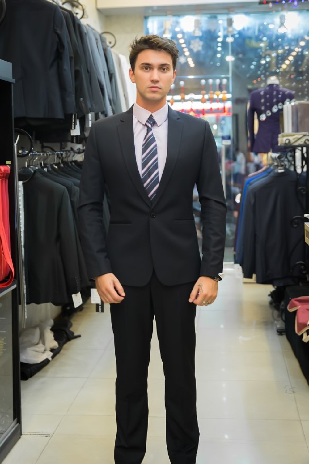 Bộ Vest Nam Màu Đen — ảnh 1