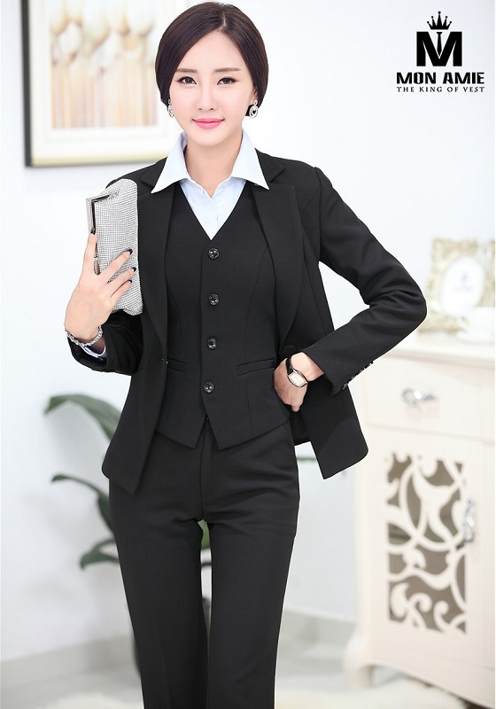 Bộ Comple nữ Hàn Quốc màu Đen — ảnh 1