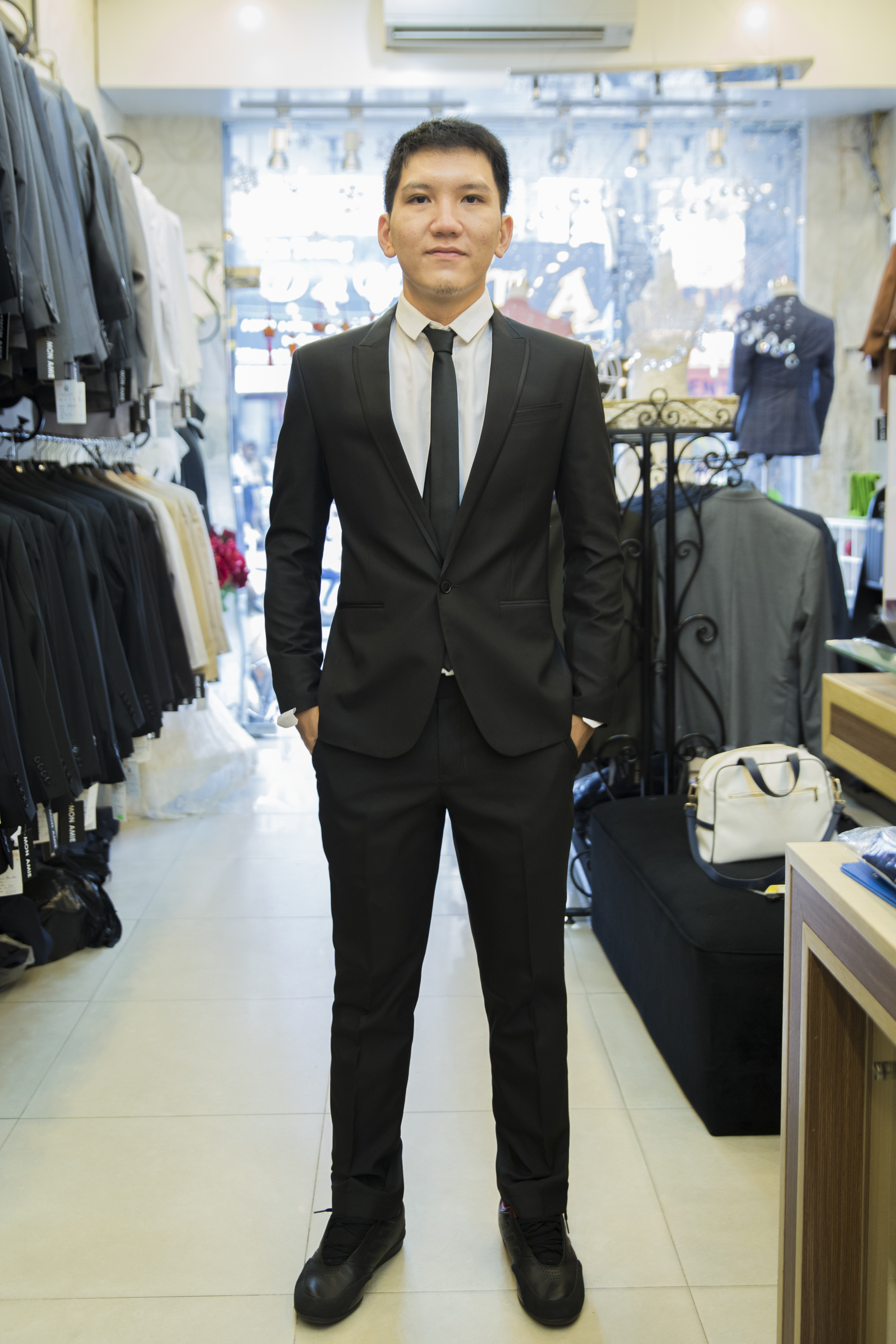 Veston Đen Polo Italia Thời Trang — ảnh 1