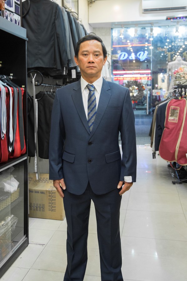 Vest Sui Gia Xanh Navy M01 — ảnh 1